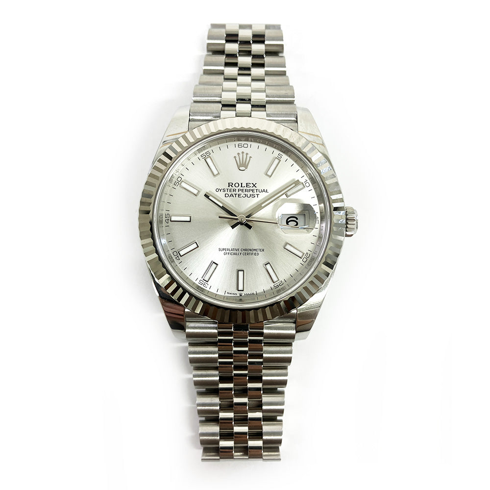 Rolex Datejust 41mm Silver Dial Jubilee 126334