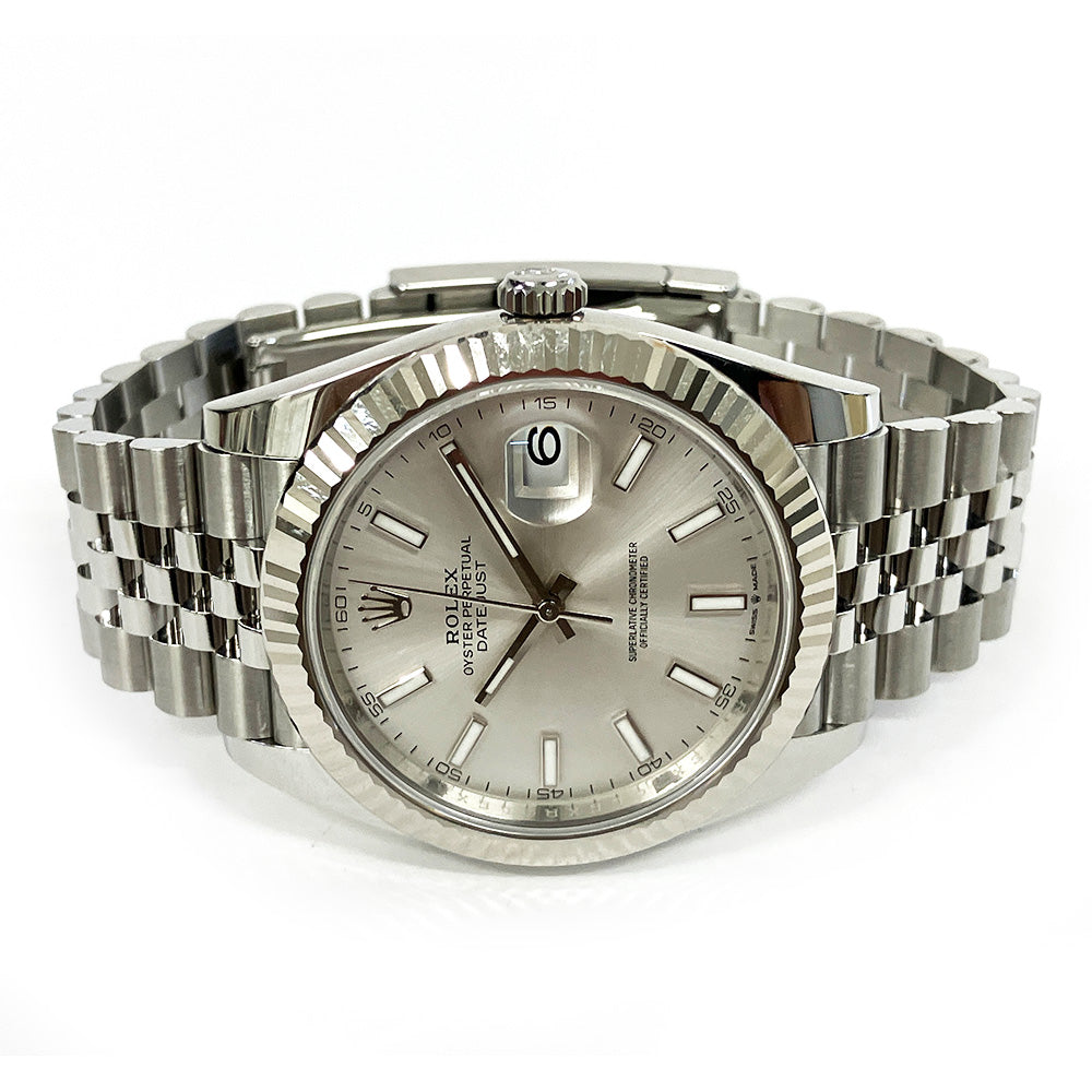 Rolex Datejust 41mm Silver Dial Jubilee 126334