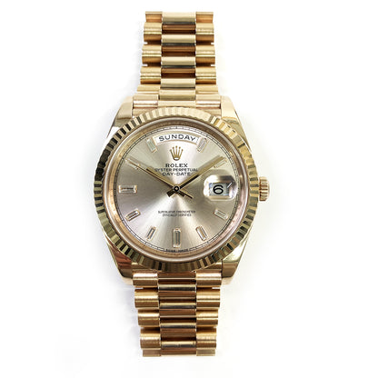 Rolex Day-Date 40mm Sundust Diamond Dial 228235