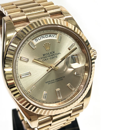 Rolex Day-Date 40mm Sundust Diamond Dial 228235