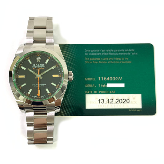 Rolex Milgauss Black Dial 116400GV