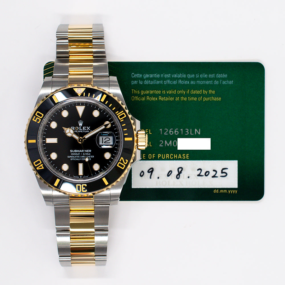 Rolex Submariner Date 41mm Black Dial 126613LN (2025)