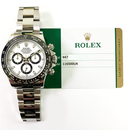 Rolex Daytona Ceramic Bezel White Dial 116500LN