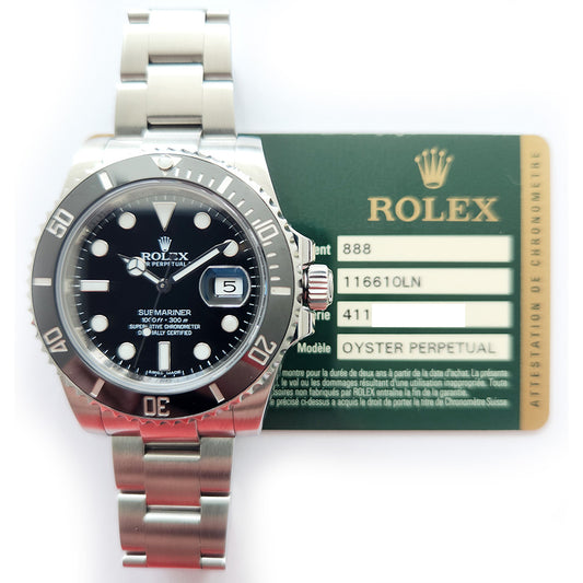 Rolex Submariner Date Black Dial 116610LN