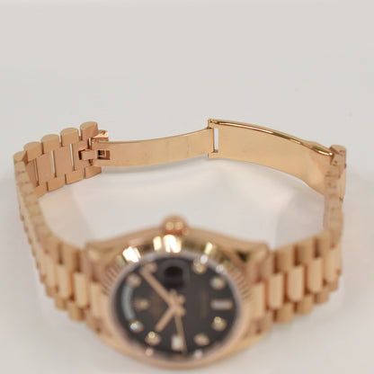 Rolex Day-Date 36mm Brown Ombre Diamond Dial 128235 (2023)