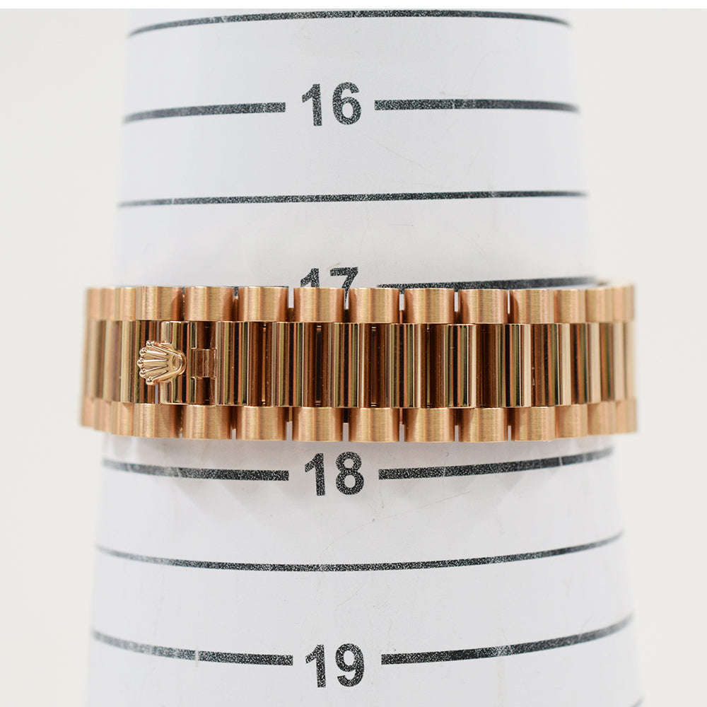 Rolex Day-Date 36mm Brown Ombre Diamond Dial 128235 (2023)