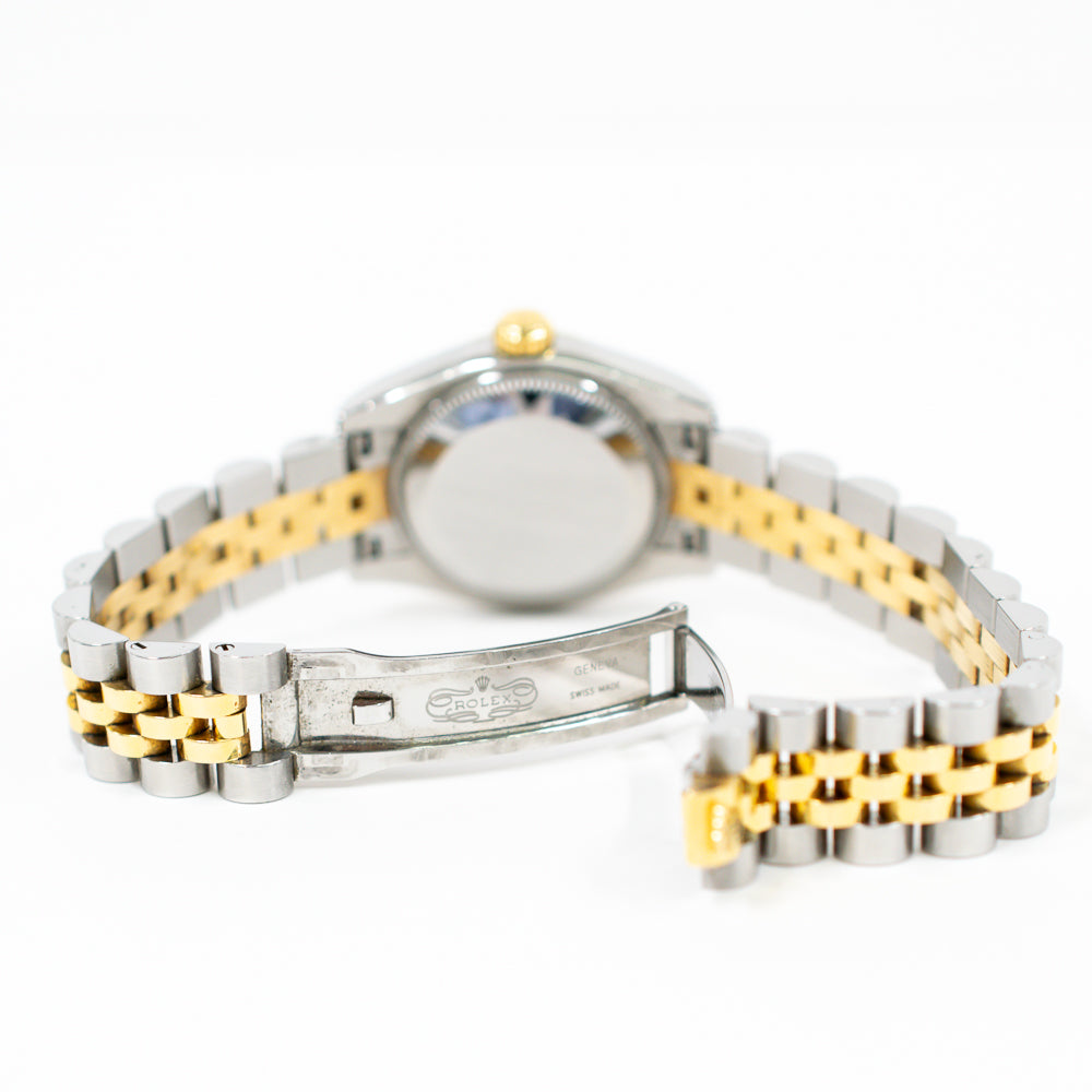 Rolex Lady Datejust 26mm Gold Crystal Diamond Dial 179173G (2014)