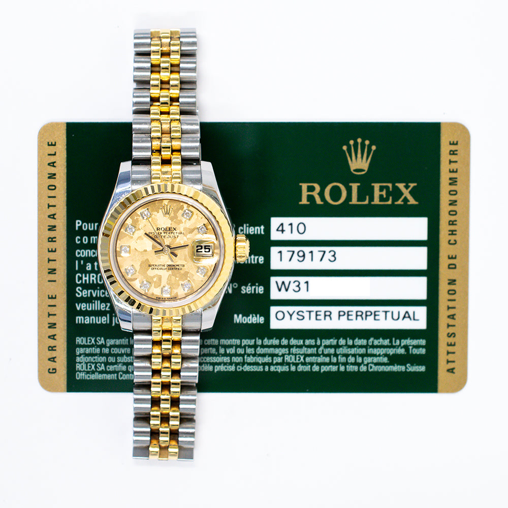 Rolex Datejust 31mm Black Roman Dial 178240 (2009)