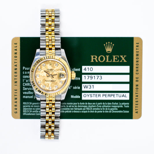 Rolex Datejust 31mm Black Roman Dial 178240 (2009)