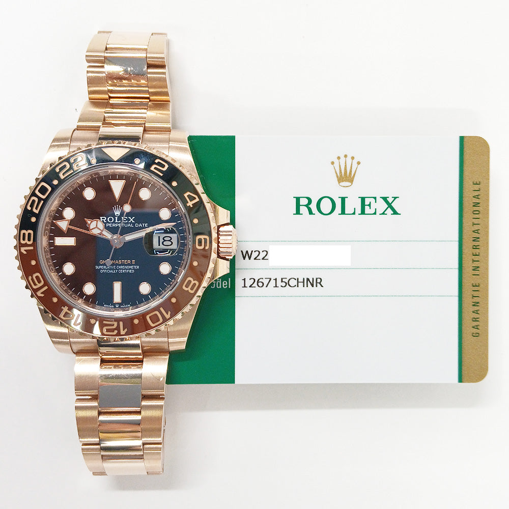 Rolex GMT-Master II Root Beer Dial 126715CHNR (2018)