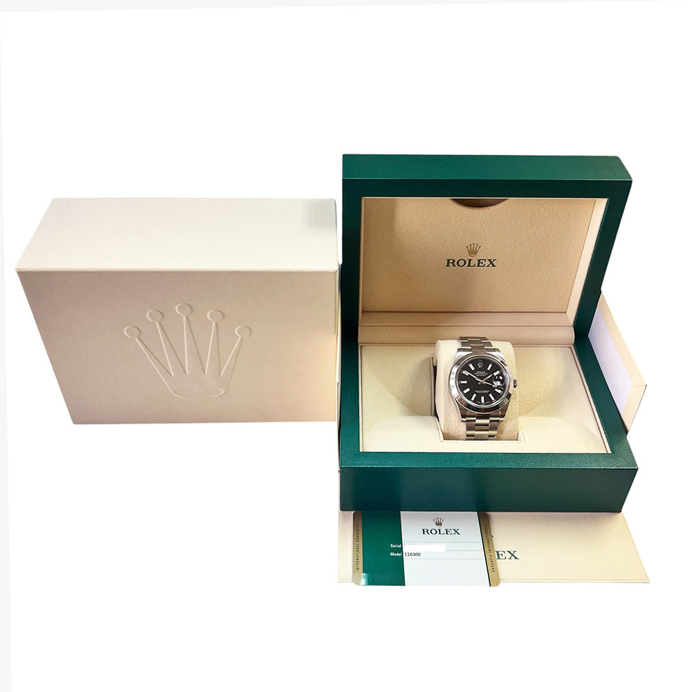 Rolex Datejust II Black Dial 116300