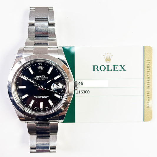 Rolex Datejust II Black Dial 116300