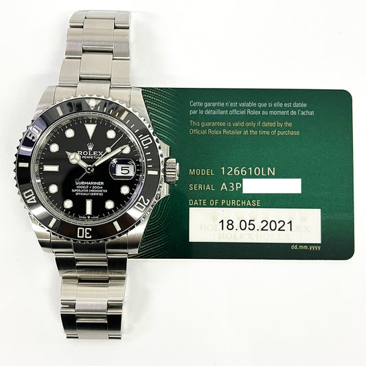 Rolex Submariner Date Black Dial 126610LN