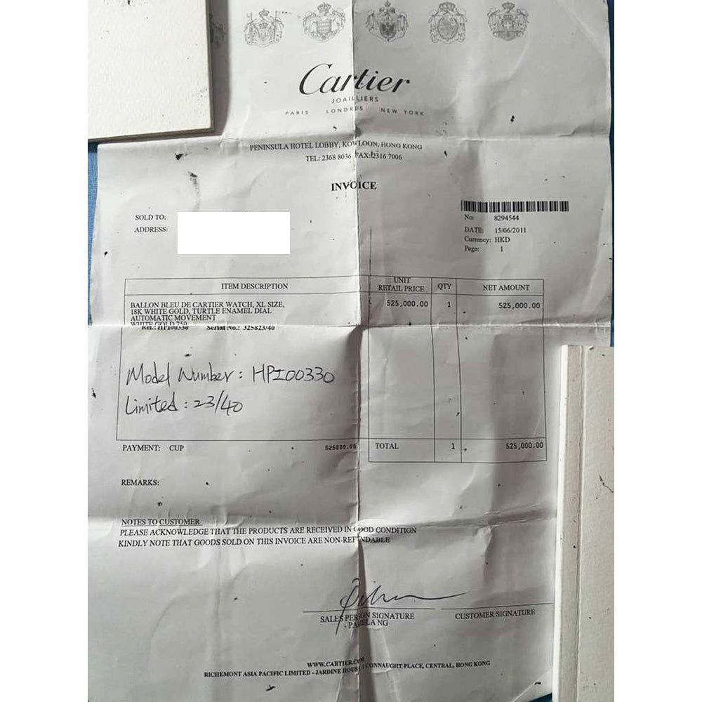 Cartier HPI00330 (2011)