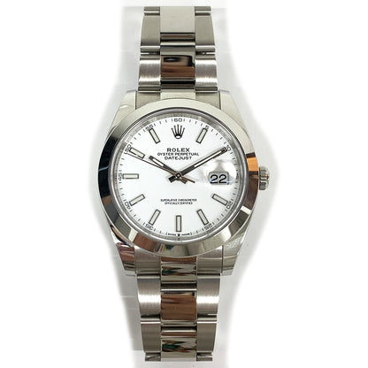 Rolex Datejust 41mm White Dial 126300