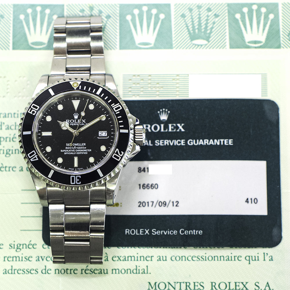 Rolex Deepsea 44mm Steel Black Dial 16660 (1987)
