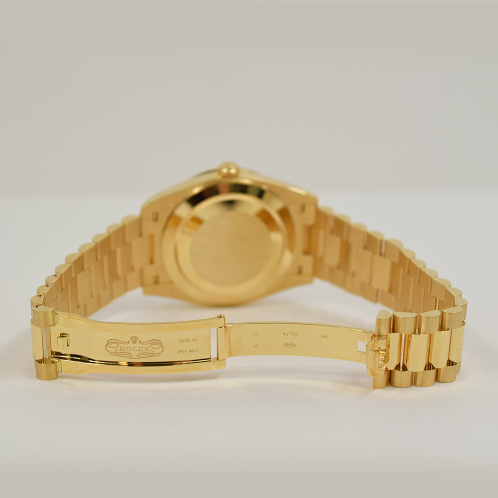 Rolex Day-Date 40mm Green Ombre Dial 228348RBR (2025)