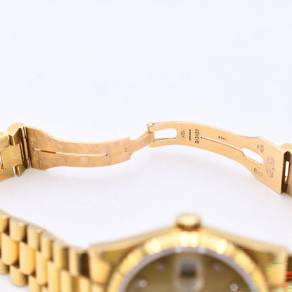 Rolex Day-Date 36mm Champagne Diamond 18238A (1990)