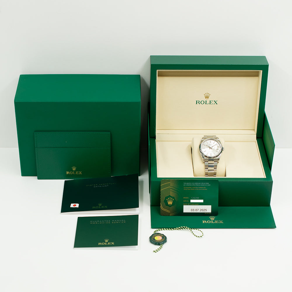 Rolex Datejust 36mm  Silver Dial 126200 (2025)