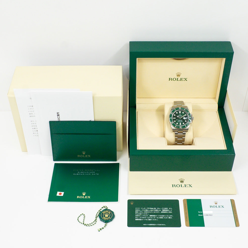 Rolex Submariner Date Hulk Dial 16610LV (2019)