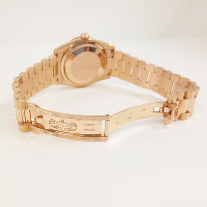 Rolex Day-Date 36mm Carousel Pink Mop Diamond Dial 118235 (2014)