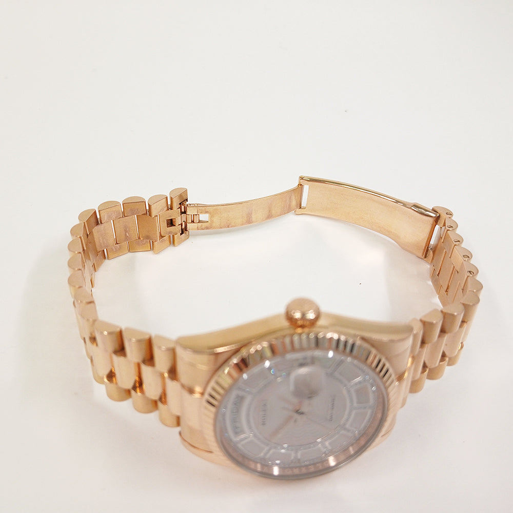 Rolex Day-Date 36mm Carousel Pink Mop Diamond Dial 118235 (2014)