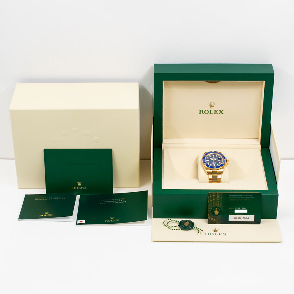 Rolex Submariner Date 41mm Blue Dial 126618LB (2024)