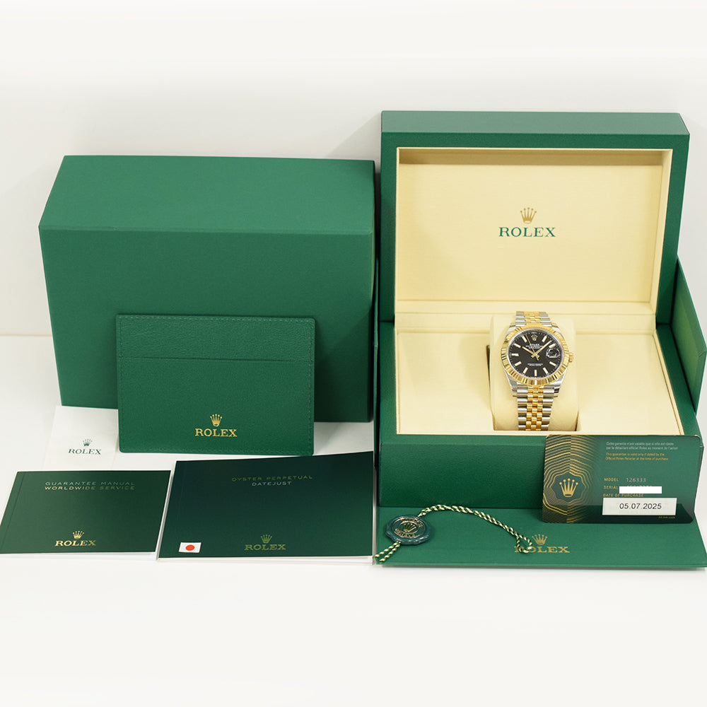Rolex Datejust 41mm Black Dial 126333 (2025)