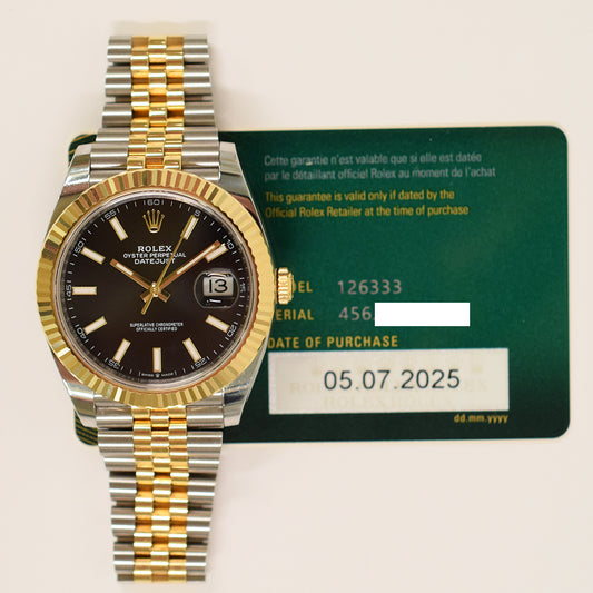 Rolex Datejust 41mm Black Dial 126333 (2025)