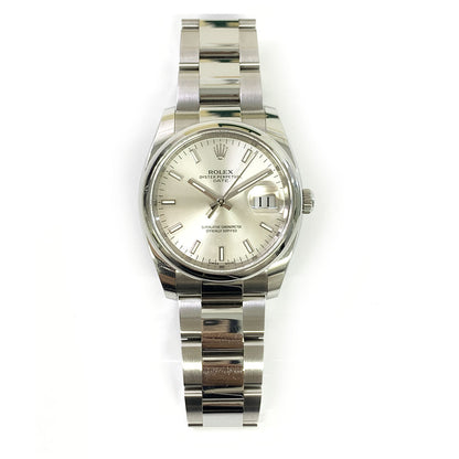 Rolex Oyster Perpetual 34mm Silver Dial 115200