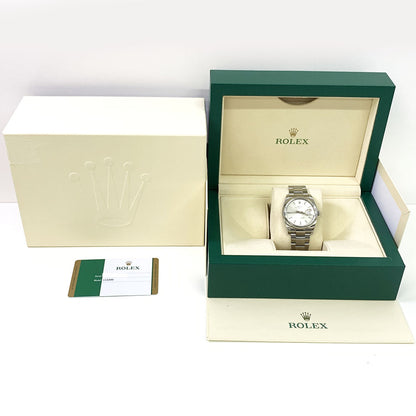 Rolex Oyster Perpetual 34mm Silver Dial 115200