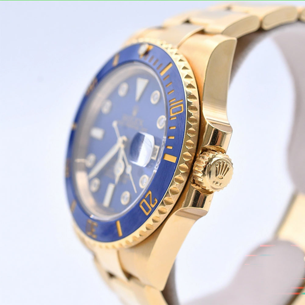 Rolex Submariner Date 40mm Blue Diamond Dial 116618GLB