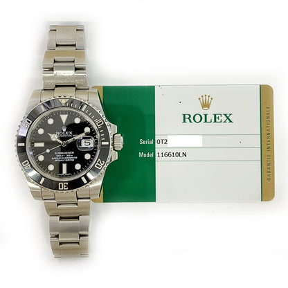 Rolex Submariner Date Black Dial 116610LN