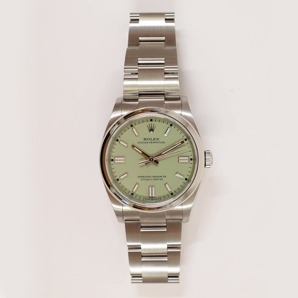 Rolex Oyster Perpetual 36mm Pistachio Dial 126000 (2026)