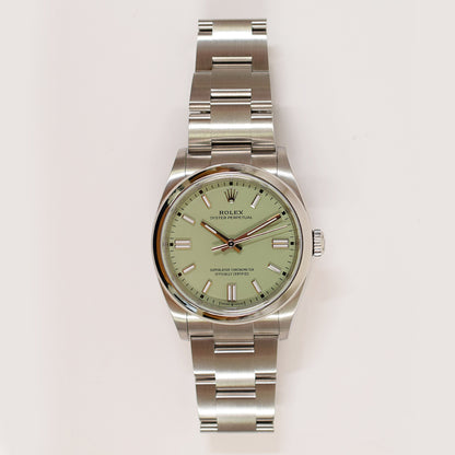 Rolex Oyster Perpetual 36mm Pistachio Dial 126000 (2026)