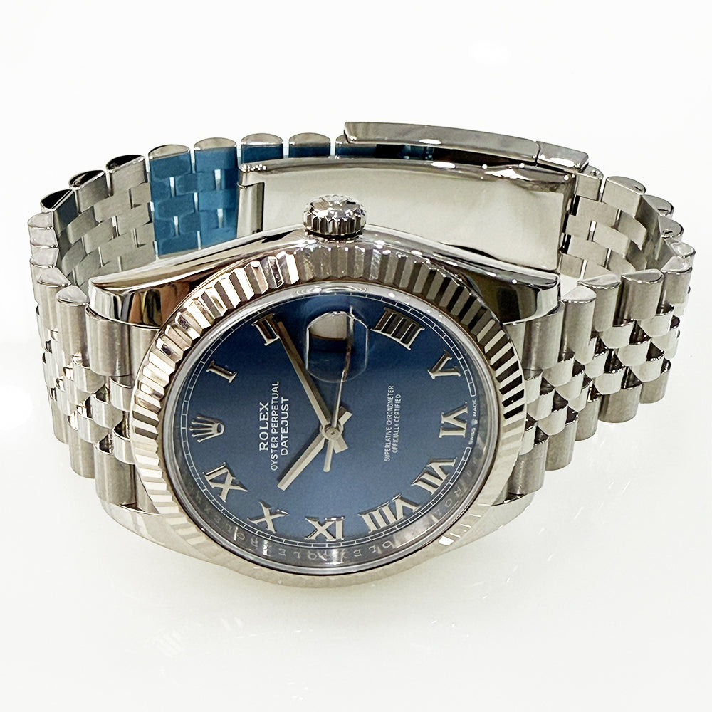 Rolex Datejust 41mm Blue Roman Dial 126334 (2019)