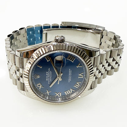 Rolex Datejust 41mm Blue Roman Dial 126334 (2019)