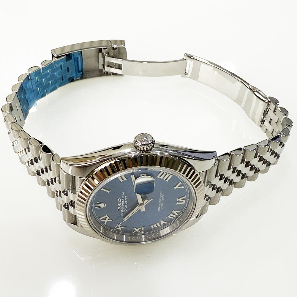 Rolex Datejust 41mm Blue Roman Dial 126334 (2019)