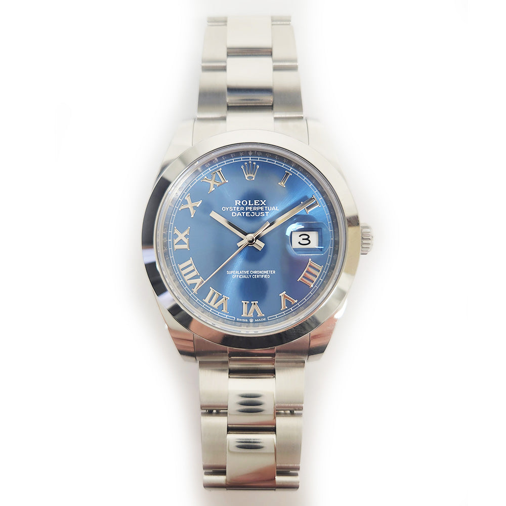 Rolex Datejust 41mm Blue Roman Dial 126300