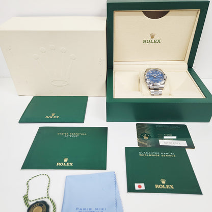 Rolex Datejust 41mm Blue Roman Dial 126300