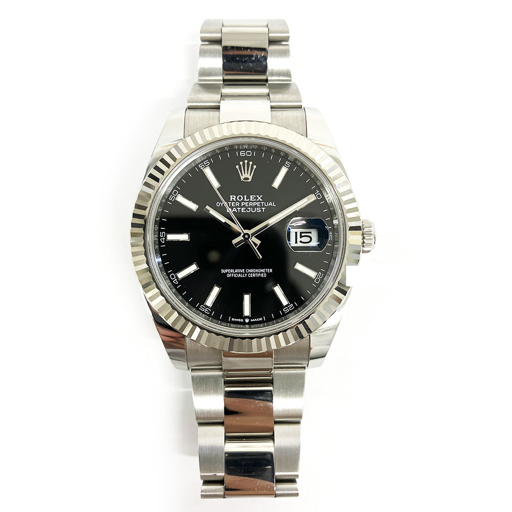 Rolex Datejust 41mm Black Dial Oyster 126334