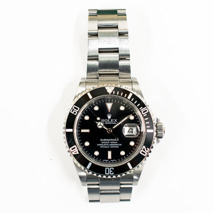 Rolex Submariner Date 41mm Steel Black Dial 16610 (2004)