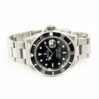 Rolex Submariner Date 41mm Steel Black Dial 16610 (2004)