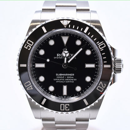 Rolex Submariner No Date Black Dial 124060 (2025)
