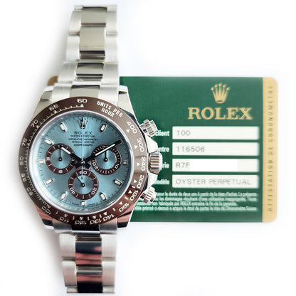 Rolex Daytona 40mm Ice Blue Dial 116506