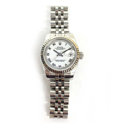 Rolex Lady-Datejust White Roman Dial 179174