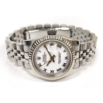 Rolex Lady-Datejust White Roman Dial 179174