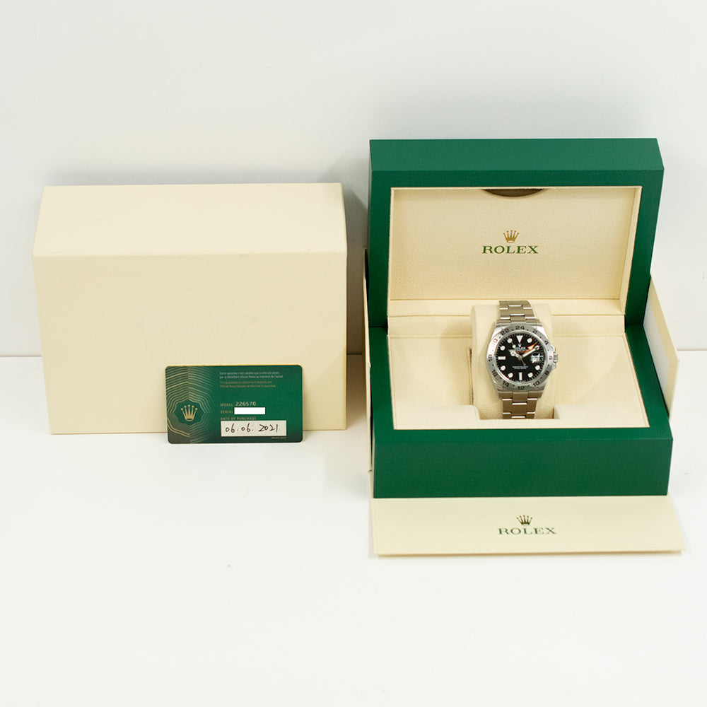 Rolex Explorer II 42mm Black Dial 226570 (2021)