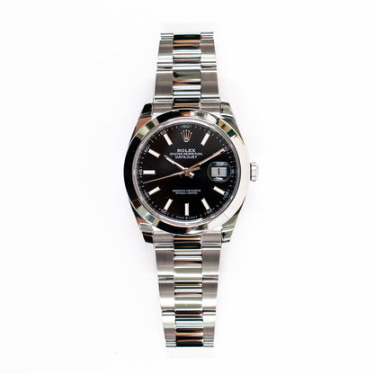 Rolex Datejust 41mm Black Dial 126300 (2022)