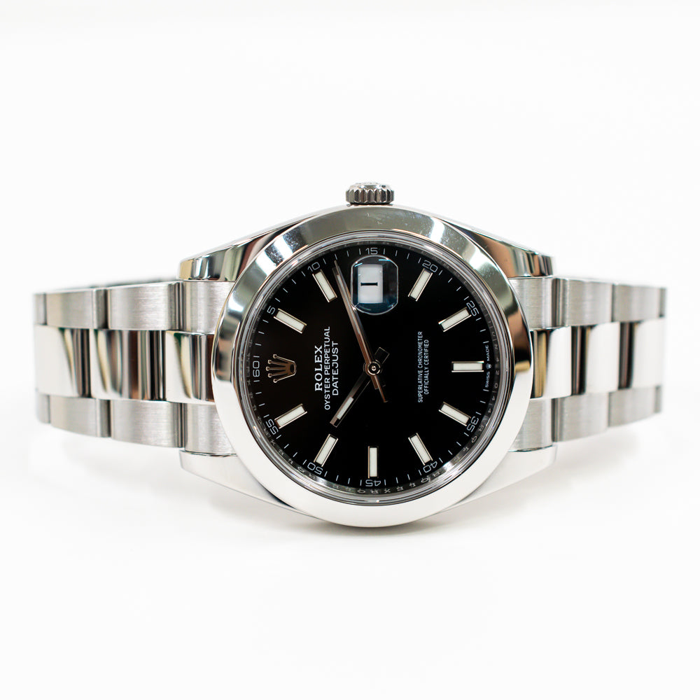 Rolex Datejust 41mm Black Dial 126300 (2022)